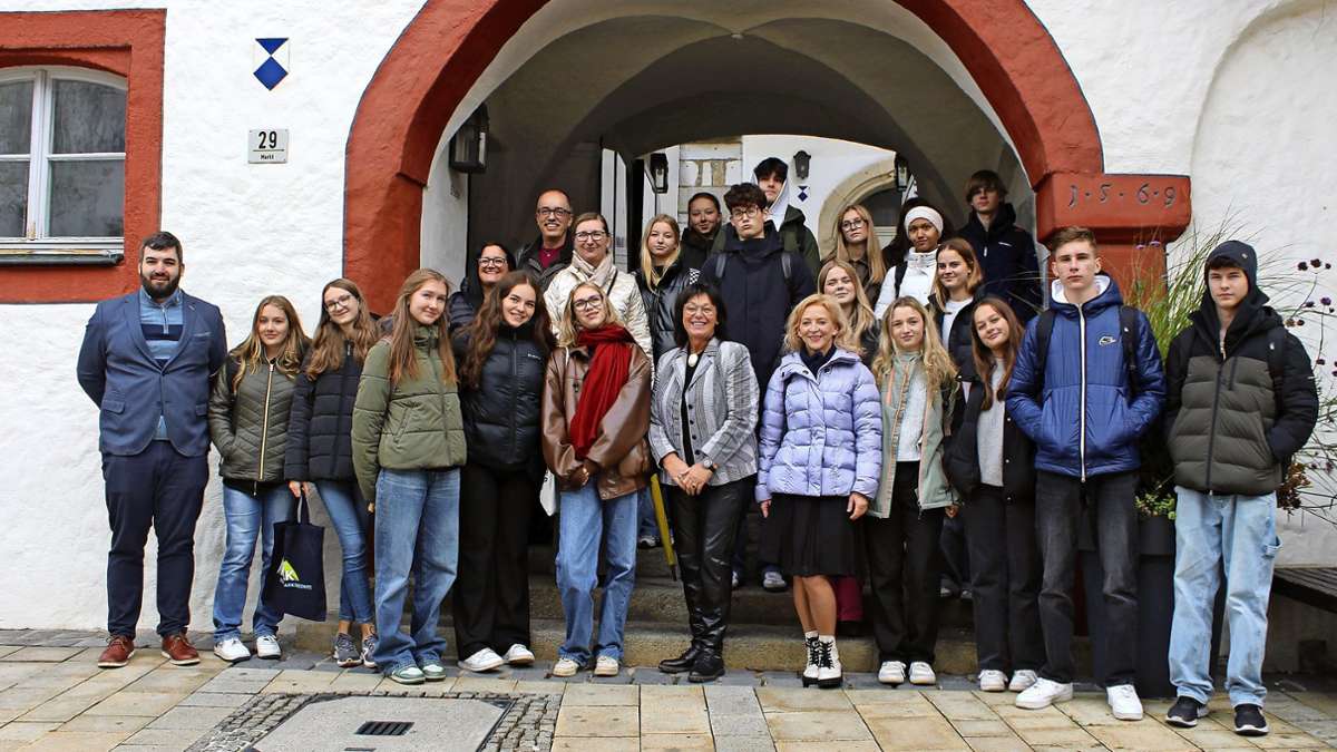 Gäste  aus Prag: Stadt empfängt Austauschschüler