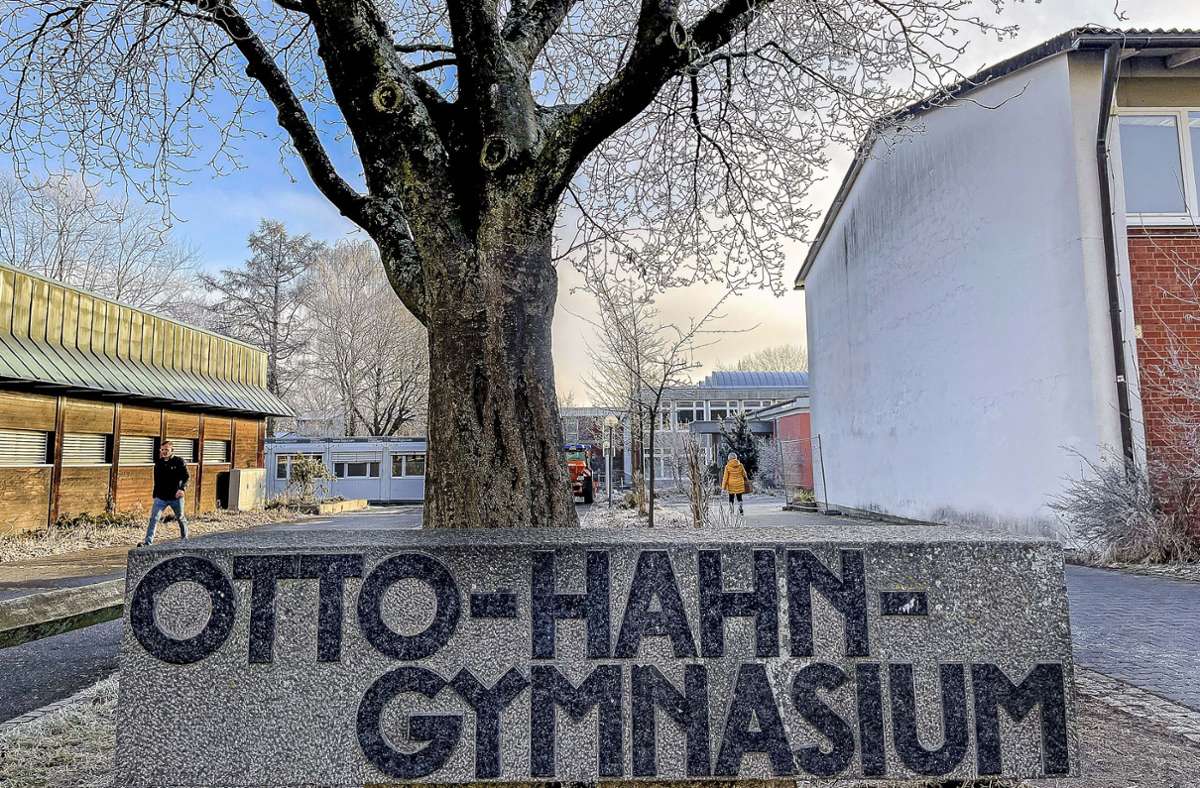 Die Generalsanierung des Otto-Hahn-Gymnasiums beginnt im  kommenden Jahr. Foto: Matthias Bäumler