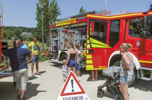 Mit dabei waren: Feuerwehr Schönwald, BRK Selb/Wunsiedel, DLRG Selb, Wasserwacht Selb und Bergwacht Wunsiedel. Foto:  