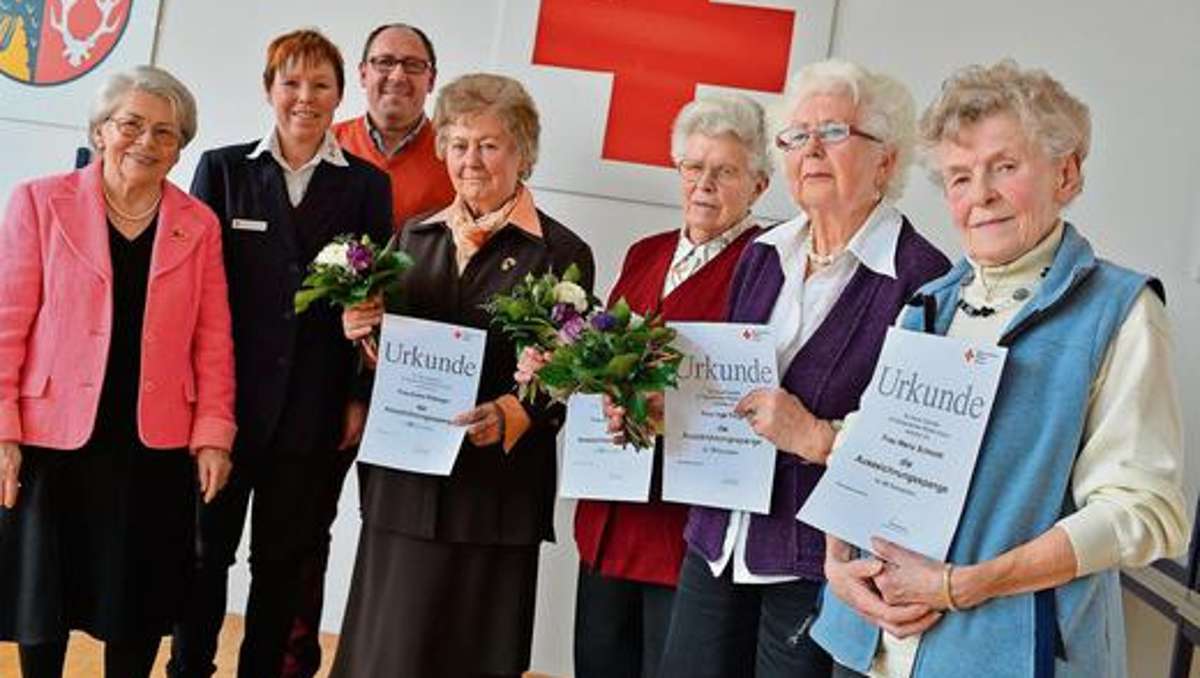Selb: BRK-Sozialdienst ehrt vier Helferinnen