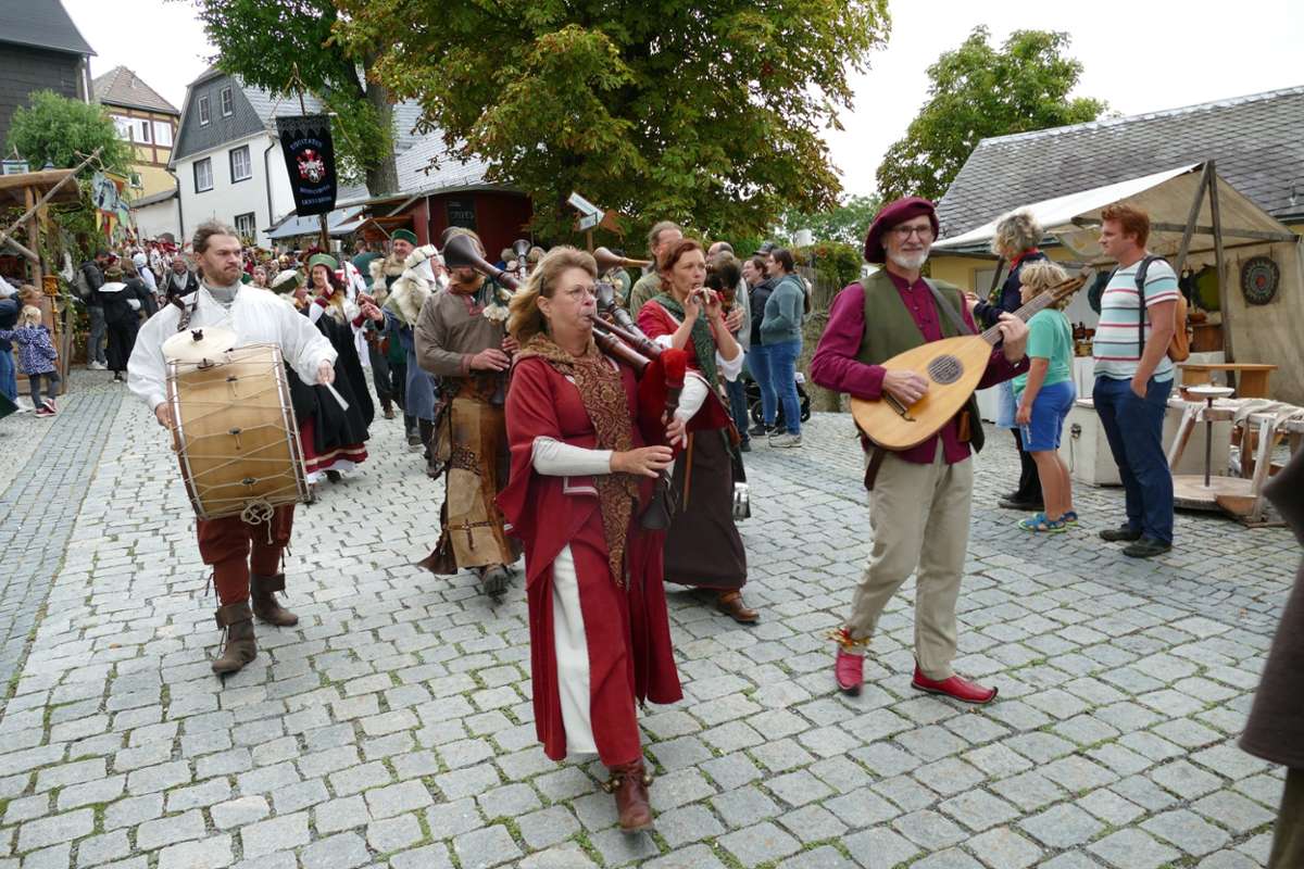 Das 20. Burgfest wird in Lichtenberg gefeiert.