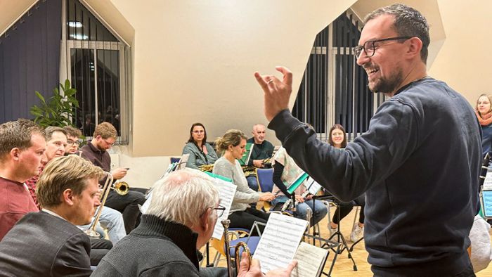 Musikverein probt für großes Weihnachtskonzert
