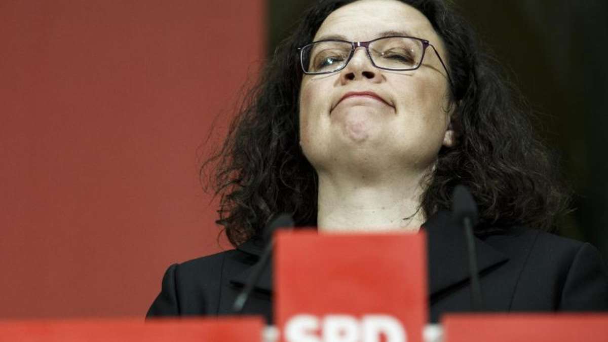 Hof: Sozialdemokraten im Hofer Land fordern Nahles Rücktritt