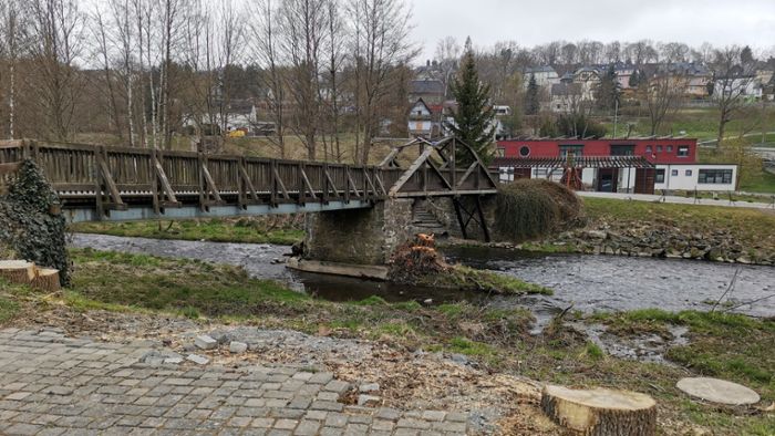 Frankenwald: Wanderdrehkreuz bekommt neue Brücke