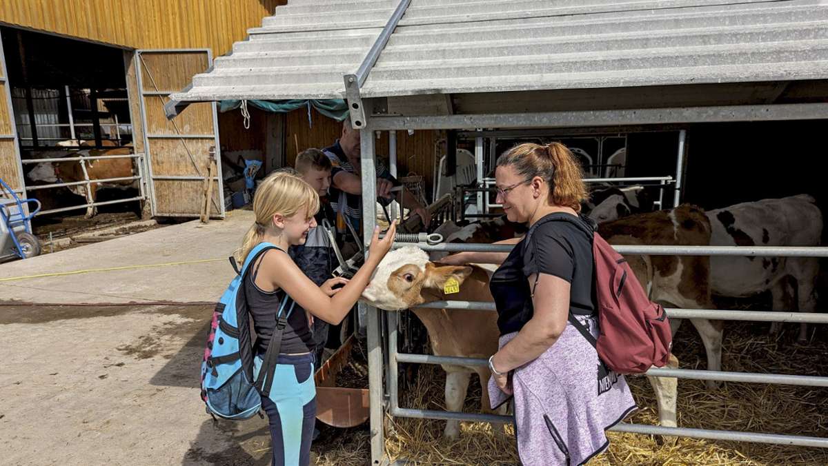 Max-Hundt-Schule: Schüler lernen Alltag in der Landwirtschaft kennen