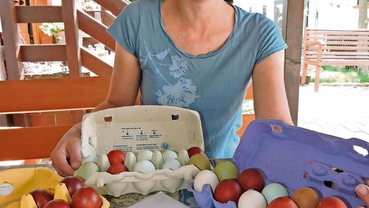 Issigau: Bunte Eier von besonderen Hennen