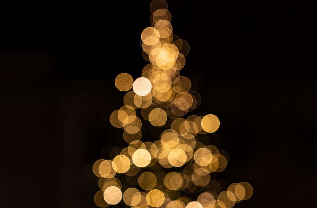 Immerhin: Die beleuchteten Weihnachtsbäume in den Ortsteilen werden weiterhin aufgestellt. Foto: picture alliance/dpa/Swen Pförtner