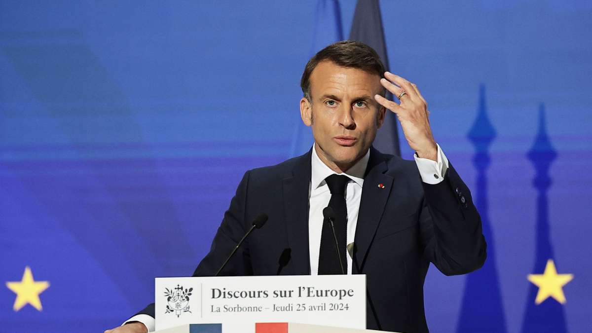 Grundsatzrede: Macron fordert Ruck in der EU - Europa kann sterben