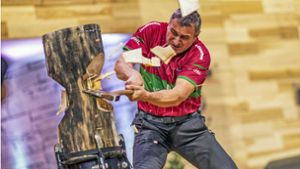 Rehau-Sigmundsgrün: Sportholzfäller zeigen ihre Kunst