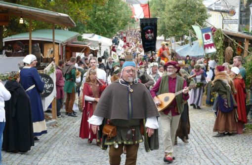 Zum Burgfest in Lichtenberg kommen immer Tausende von Besuchern, Foto: Sandra Hüttner
