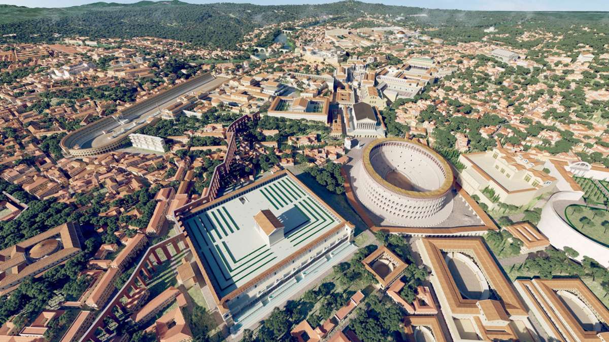 3D-Reise ins antike Rom