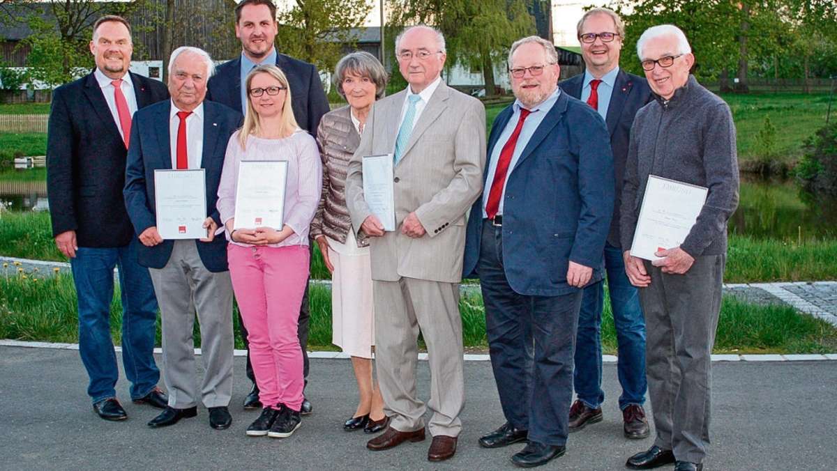 Münchberg: SPD Münchberg ehrt treue Mitglieder