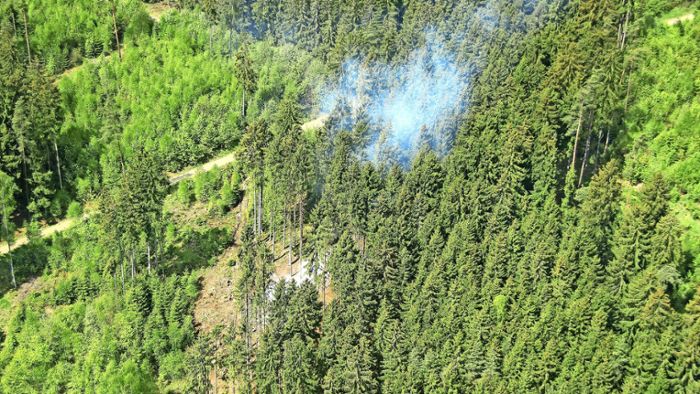 Überwachungsflüge wegen Waldbrandgefahr