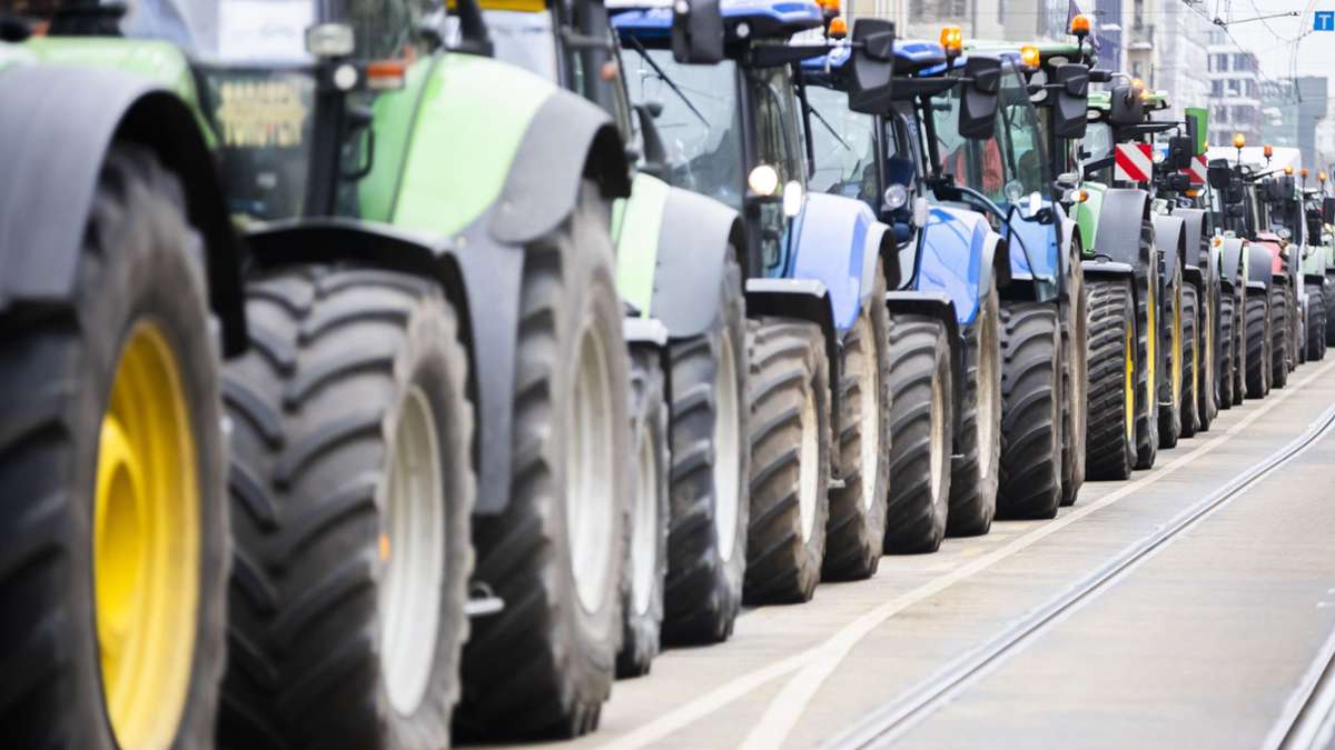 In Helmbrechts: Bauern stören Grünen-Empfang