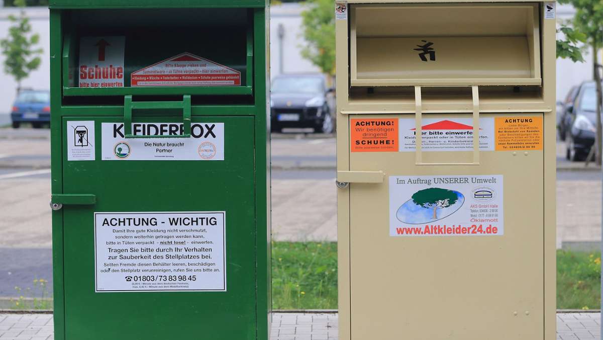 Kulmbach: Altkleider-Dieb versteckt sich im Container