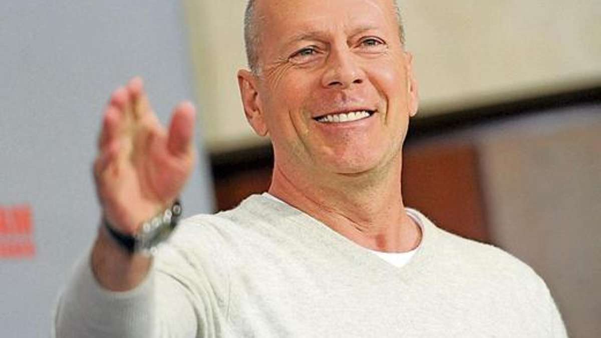 Los Angeles: Bruce Willis als Boxtrainer von Mike Tyson vor der Kamera