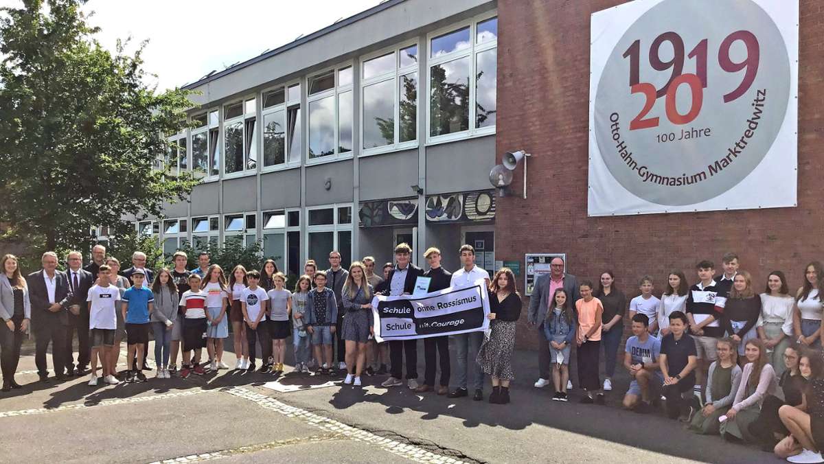 Otto-Hahn-Gymnasium Marktredwitz: OHG ist nun  „Schule ohne Rassismus“