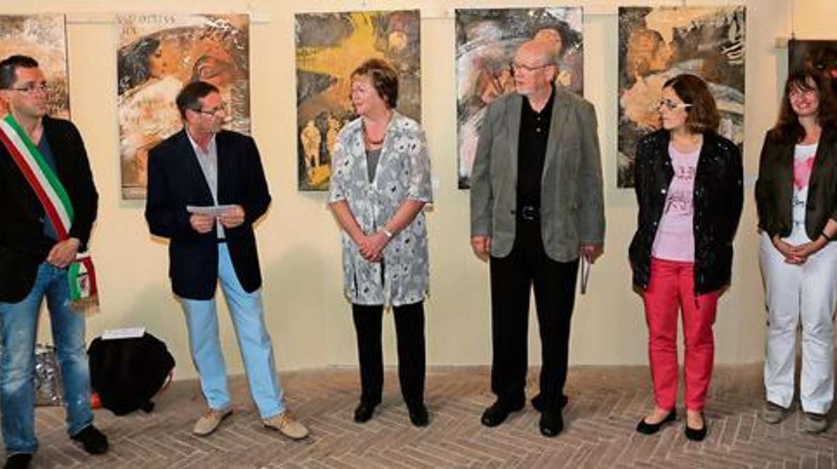 Wunsiedel: Kießlings zeigen Kunst in Volterra