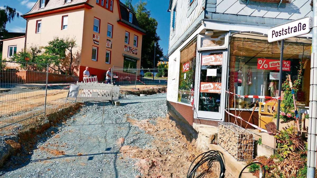 Bad Steben: Sanierung der Poststraße dauert länger