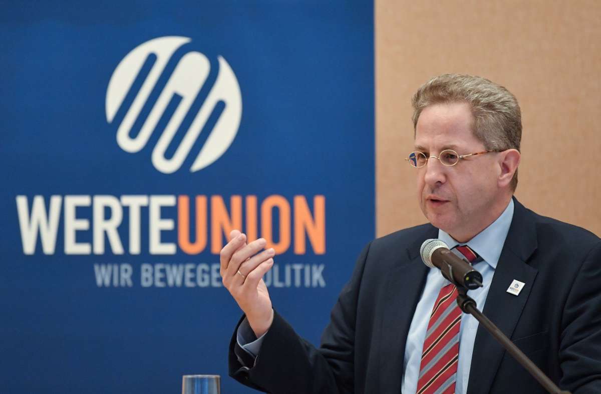 Als neuer Chef der Werteunion im Gespräch: Hans-Georg Maaßen. Foto: dpa/Patrick Pleul