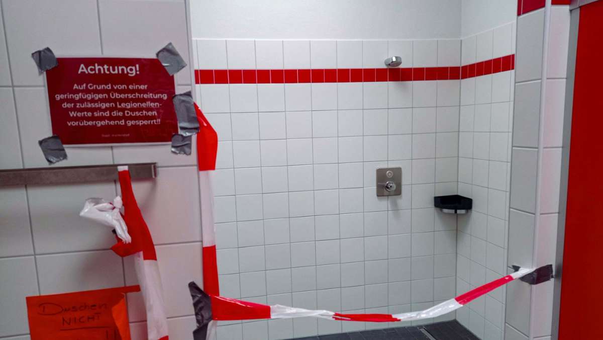 In Waldershof: Duschen in der Sporthalle gesperrt