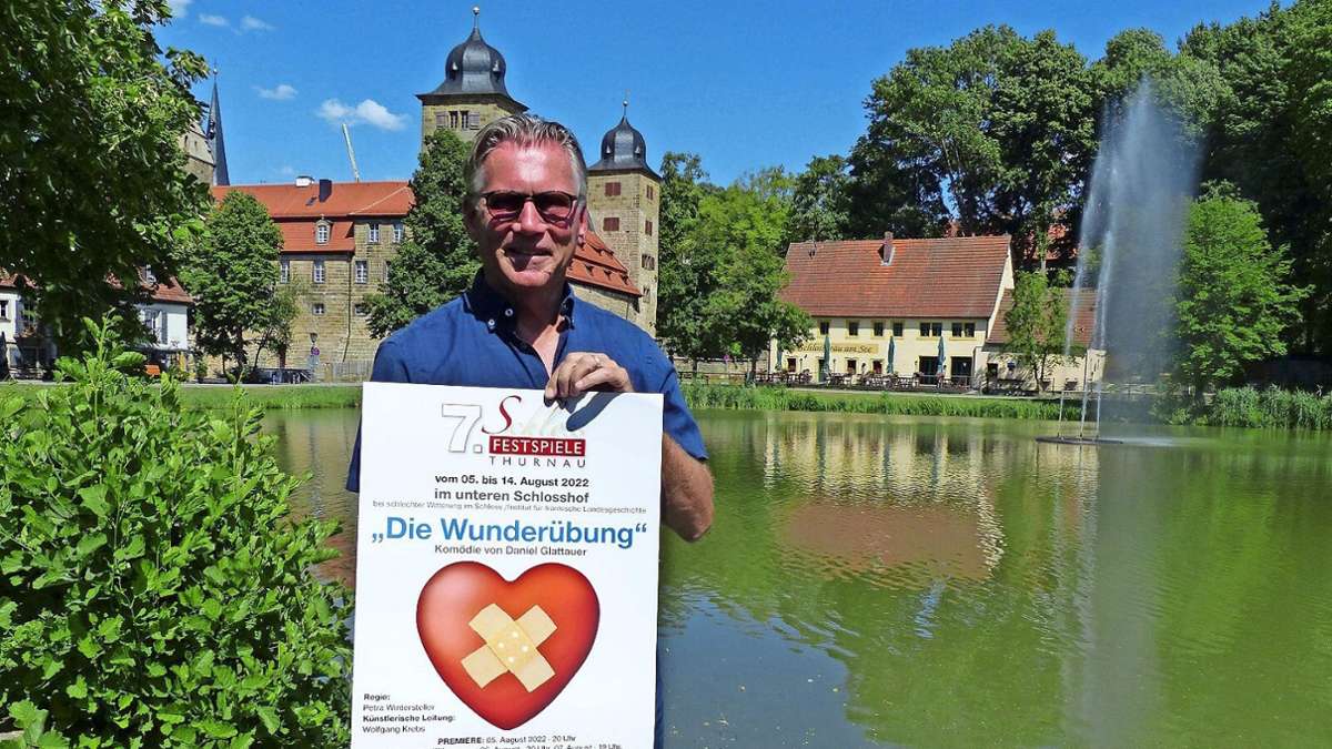Wolfgang Krebs freut sich auf die 7. Schlossfestspiele Thurnau. Foto: Rainer Unger