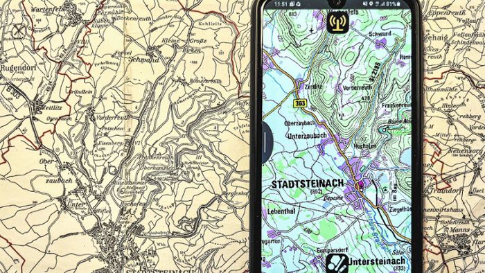 Kartenmaterial ist „out“: Digital durch den Forst