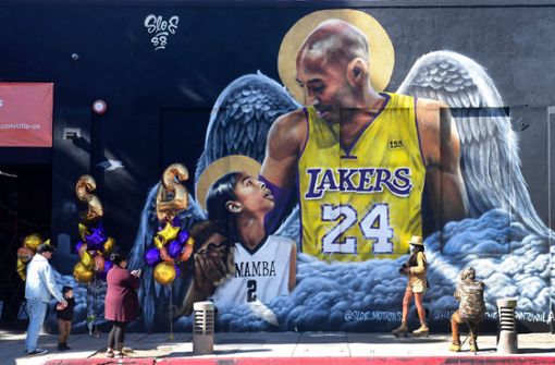 Der Verlust von Kobe Bryant schmerzt immer noch. Foto: AFP/FREDERIC J. BROWN