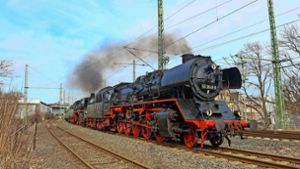 In Oberkotzau: Historische Dampfloks begeistern