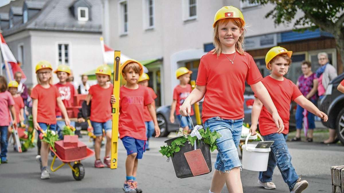 Weißenstadt: Kleine Bauarbeiter haben Spaß