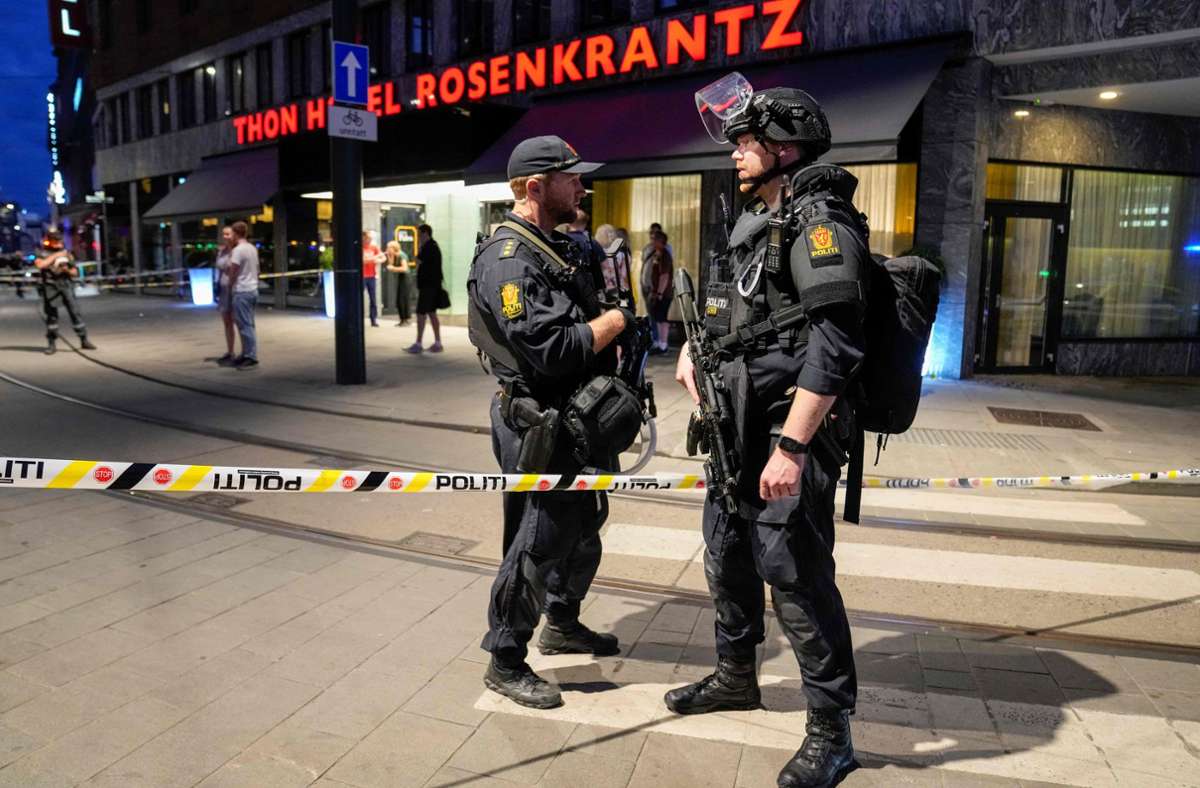 Bei Schüssen in Oslo sterben zwei Menschen in einem Nachtclub. Foto: AFP/JAVAD PARSA