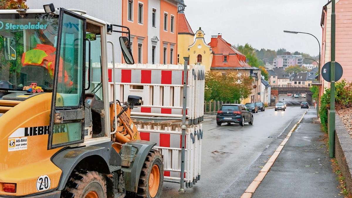 Münchberg: Wieder eine Baustelle in Münchberg