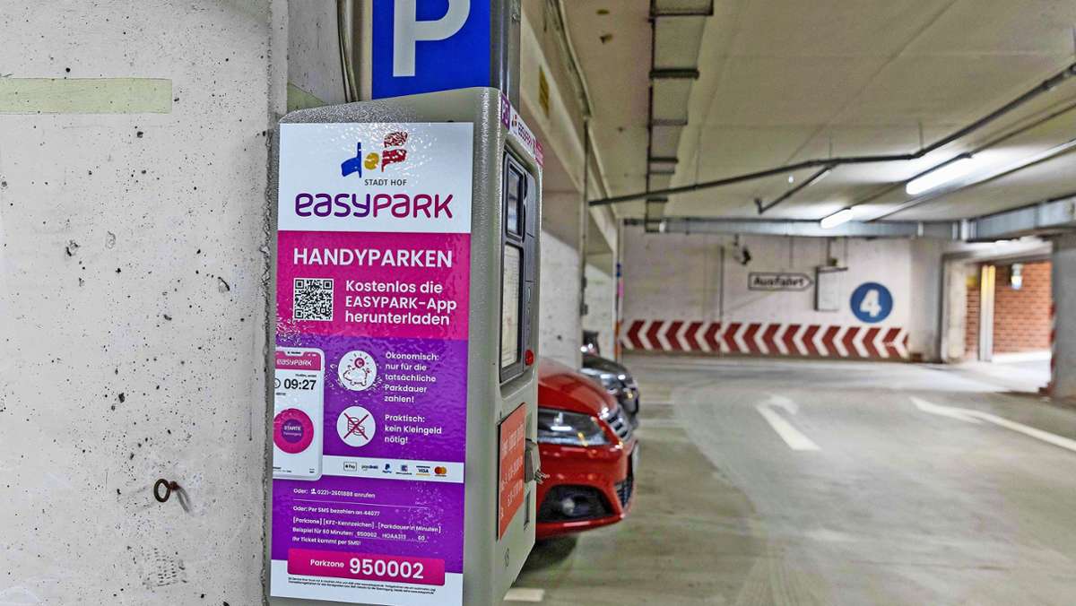 Hof: Parkgebühren fließen weiter trotz Marketing-Aktion